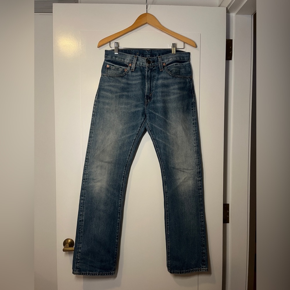 Levi's Men's Straight Jeans in Faded Blue